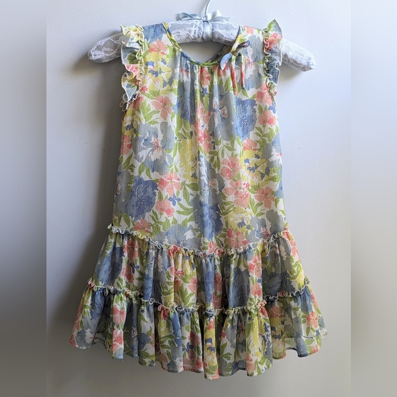 Ralph Lauren Other - Ralph Lauren Floral Chiffon Party Dress Girls Size 5